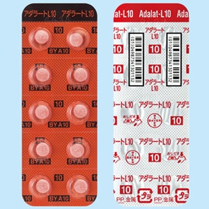 アダラートL錠 10mg PTPシート（10錠）
