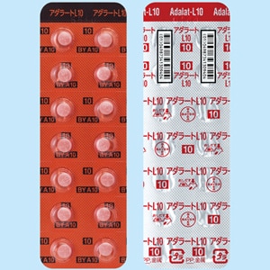 アダラートL錠 10mg PTPシート（14錠）