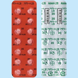 アダラートL錠 20mg PTPシート（14錠）