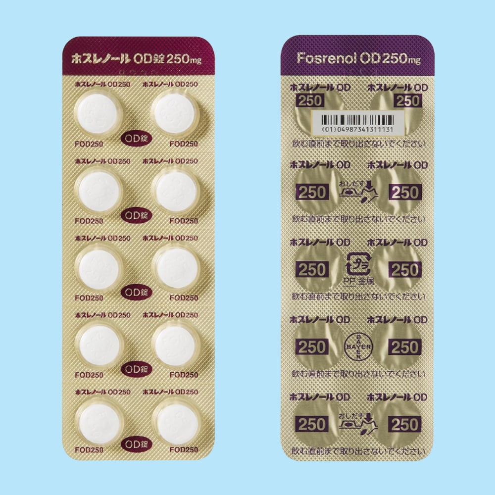 ホスレノールOD錠 250mg PTPシート（10錠）