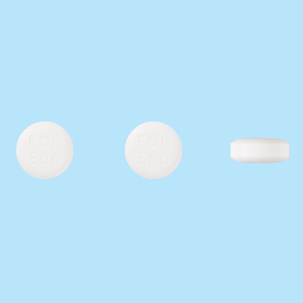ホスレノールOD錠 500mg 錠剤