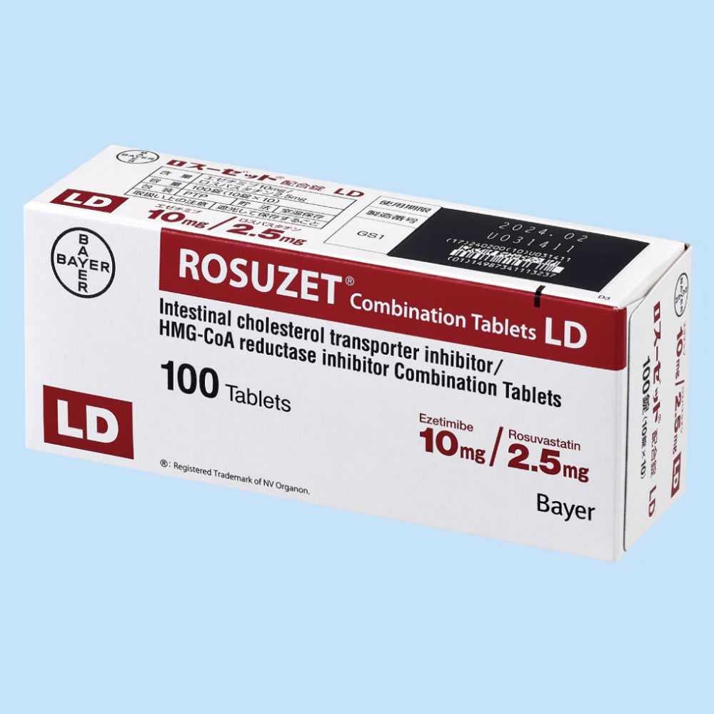 ロスーゼット配合錠LD 箱