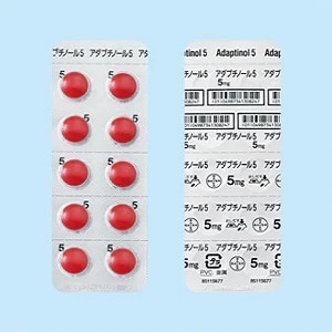 アダプチノール錠5mg PTPシート（10錠）.jpg